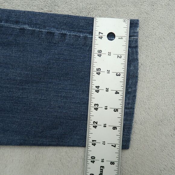 KUT from the Kloth Jeans Women's Size 12 Blue Mid-Rise Straight Denim 27" Inseam - Picture 7 of 16